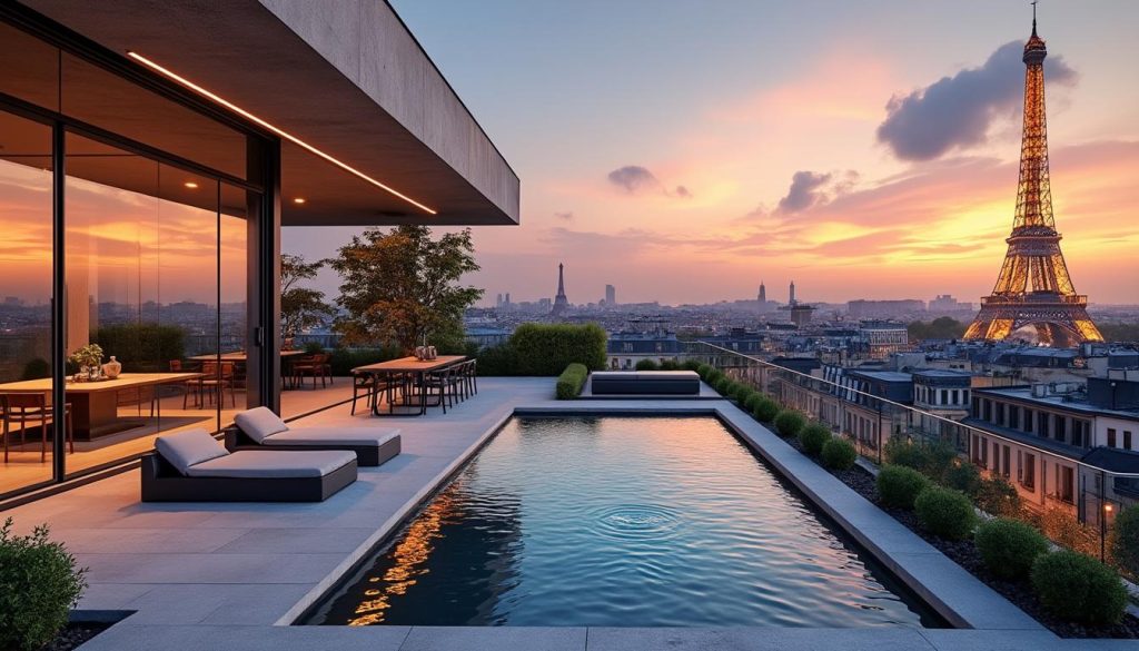 Stunning Paris Penthouse Apartments Environmentally Friendly image